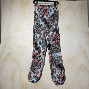Dreaming Rag Ciao Bella Women S Strapless Jumpsuit Boho Floral Rayon Harem Pants